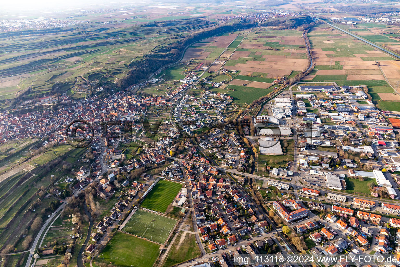 Bahlingen am Kaiserstuhl in the state Baden-Wuerttemberg, Germany