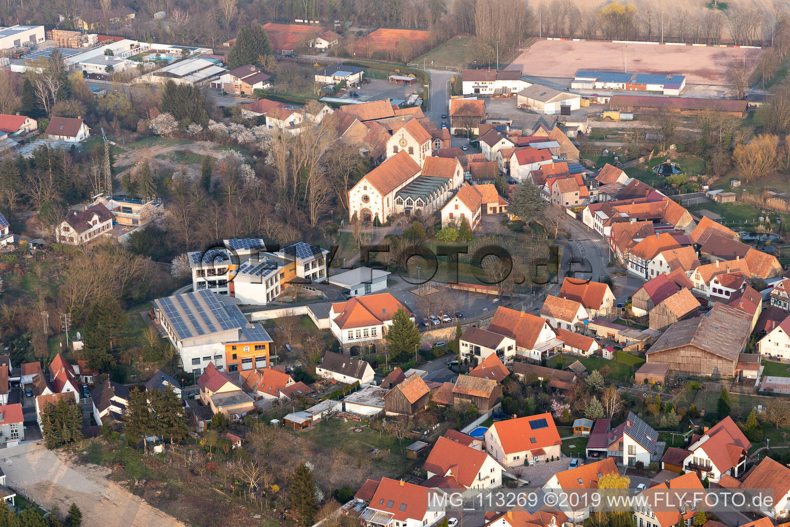 Primary school in Rülzheim in the state Rhineland-Palatinate, Germany