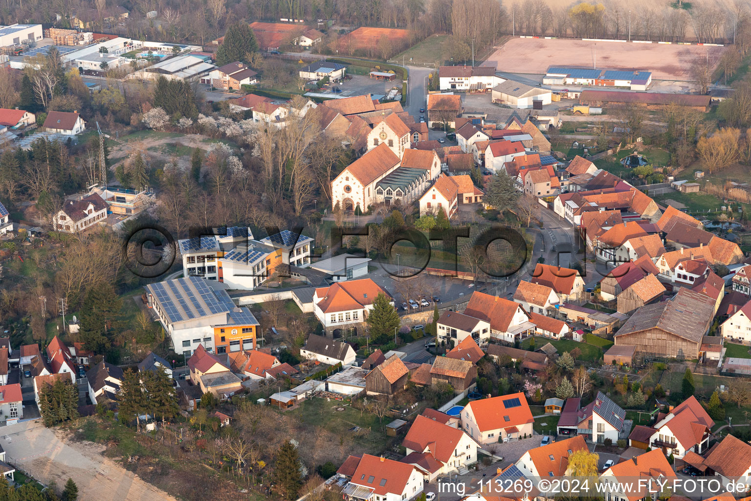 Primary school in Rülzheim in the state Rhineland-Palatinate, Germany