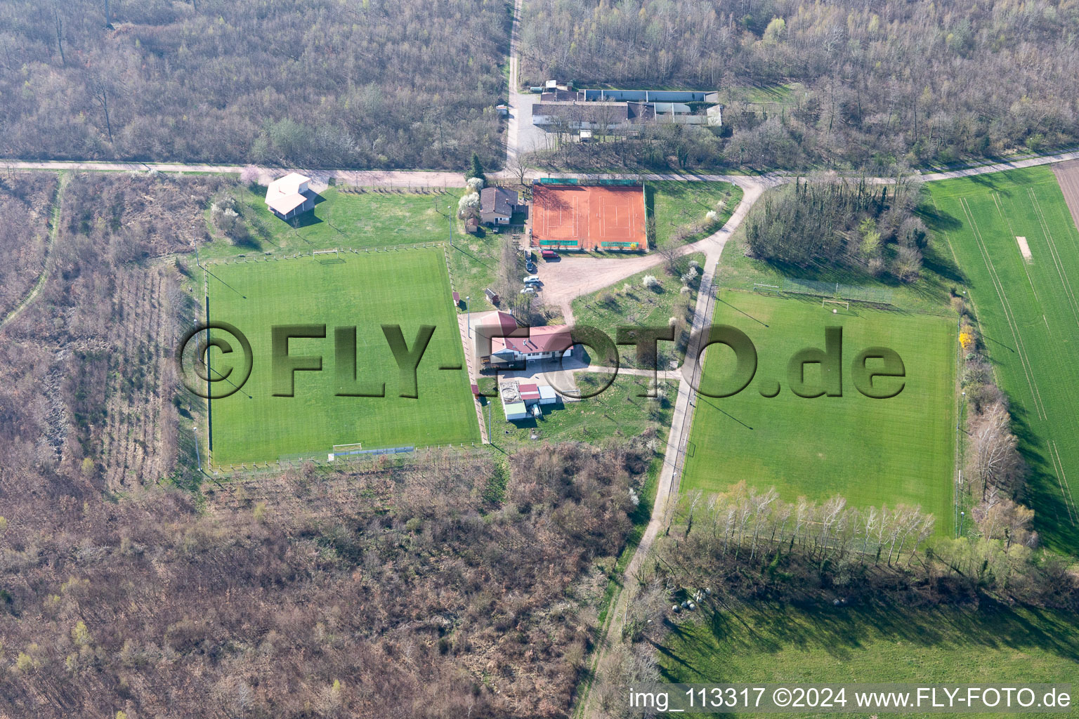 Leisure centre in Steinweiler in the state Rhineland-Palatinate, Germany