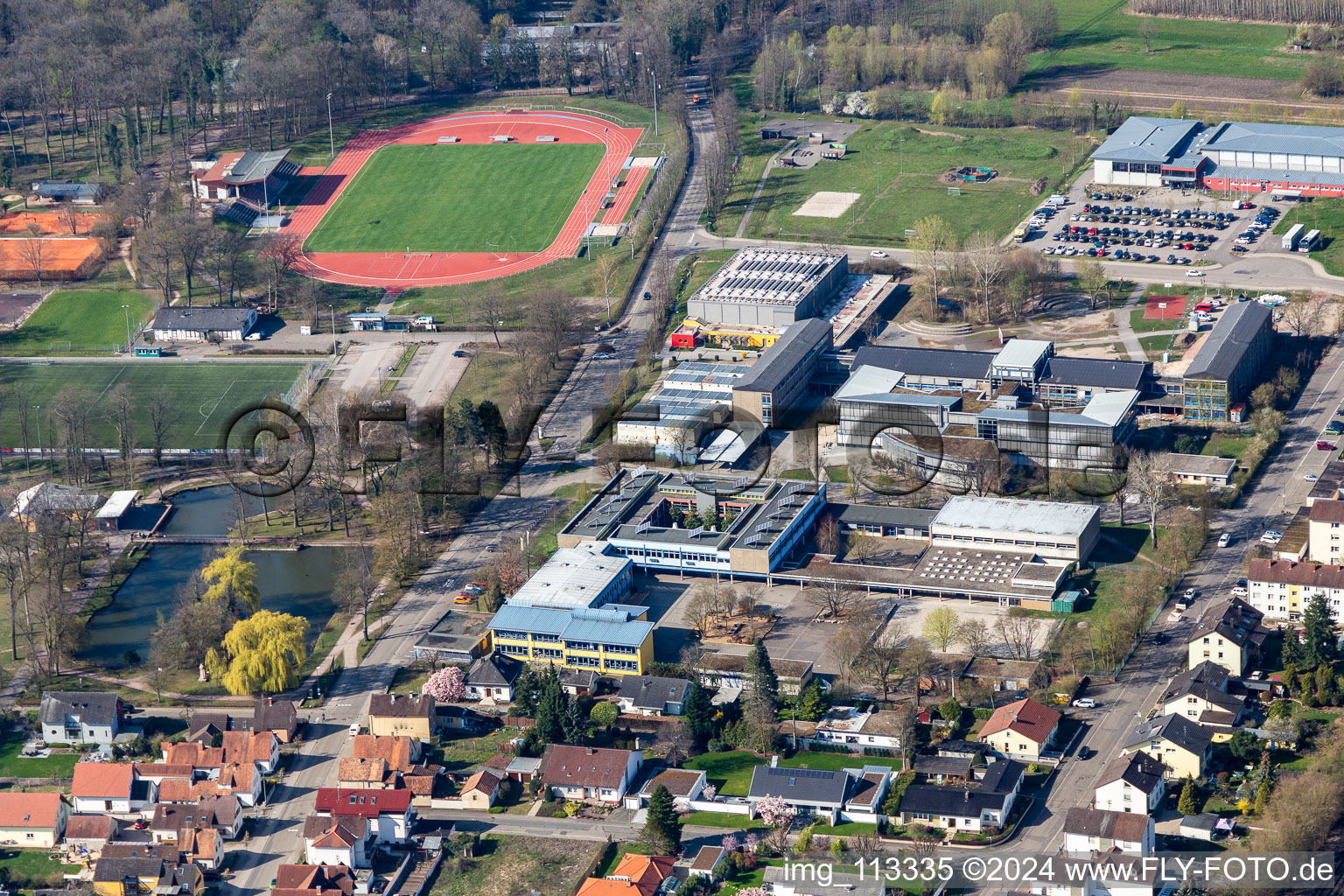 School Center in Kandel in the state Rhineland-Palatinate, Germany