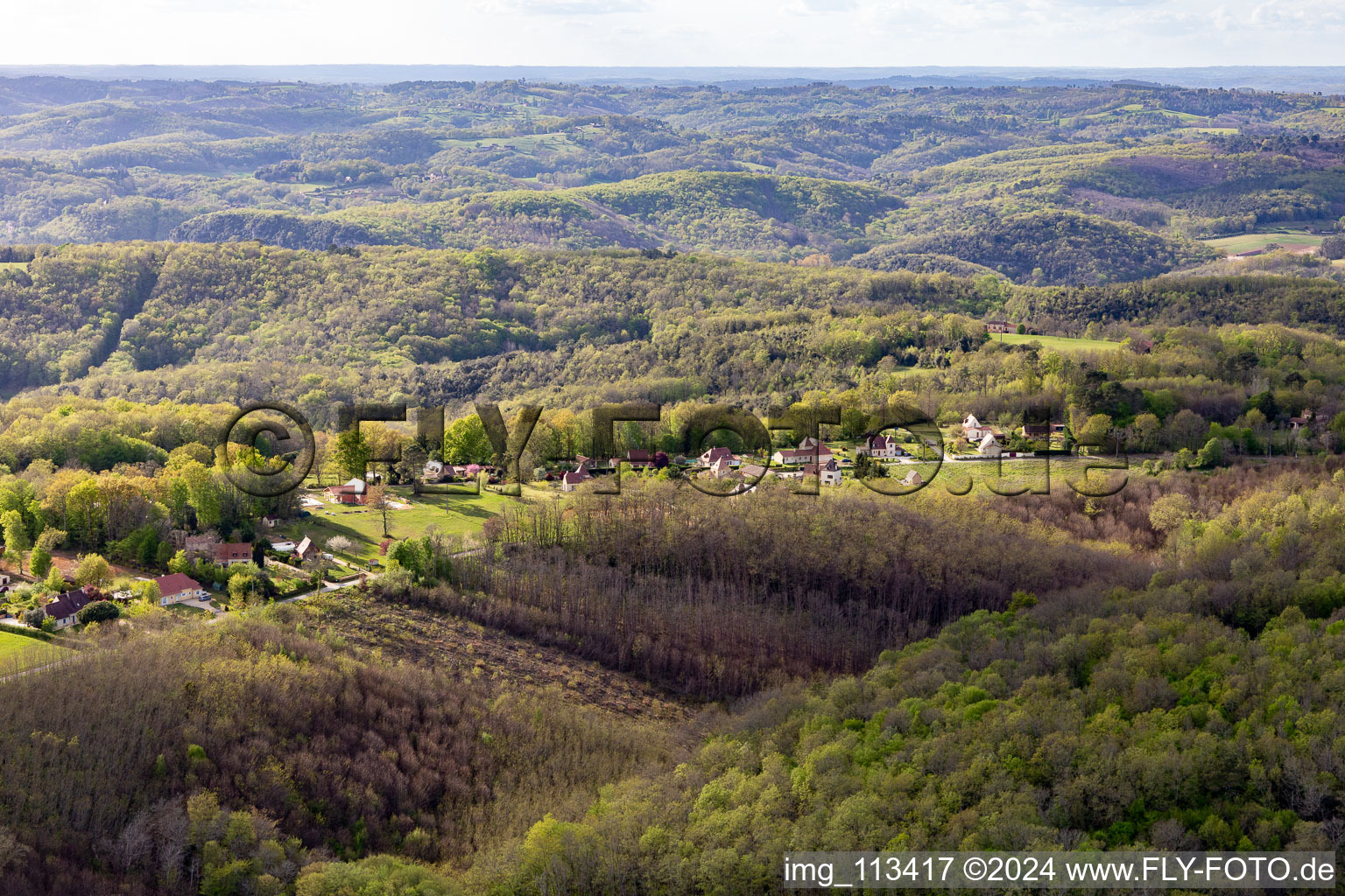 La Roque-Gageac in the state Dordogne, France