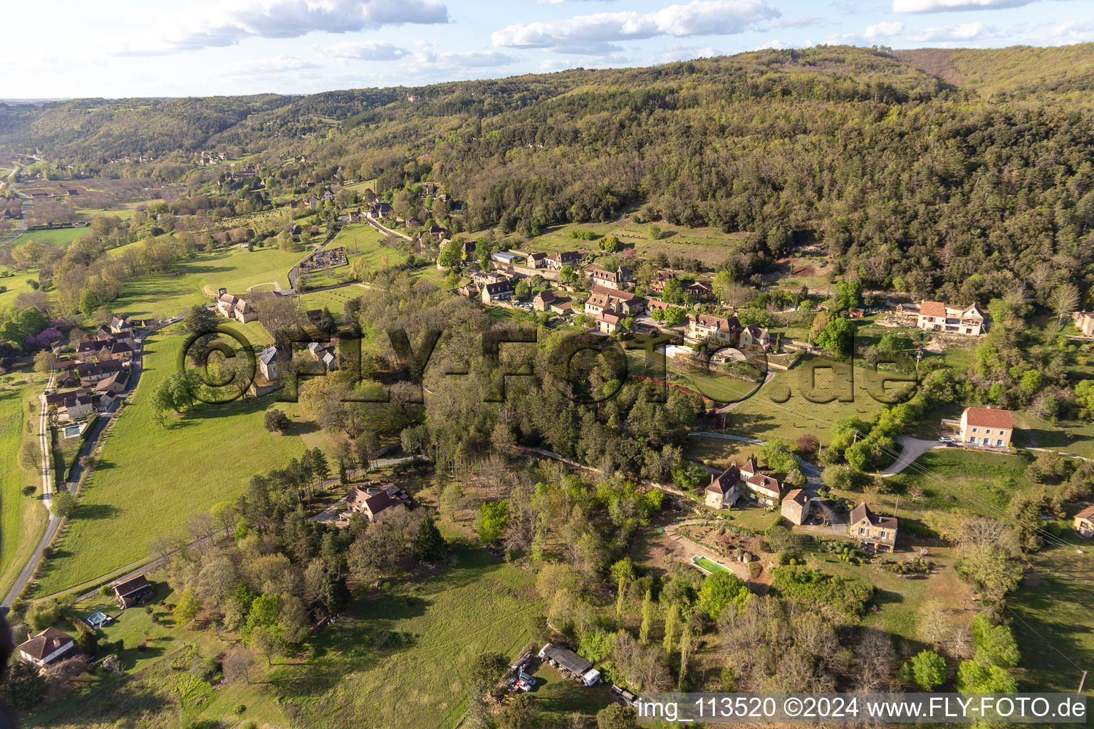 Bézenac in the state Dordogne, France