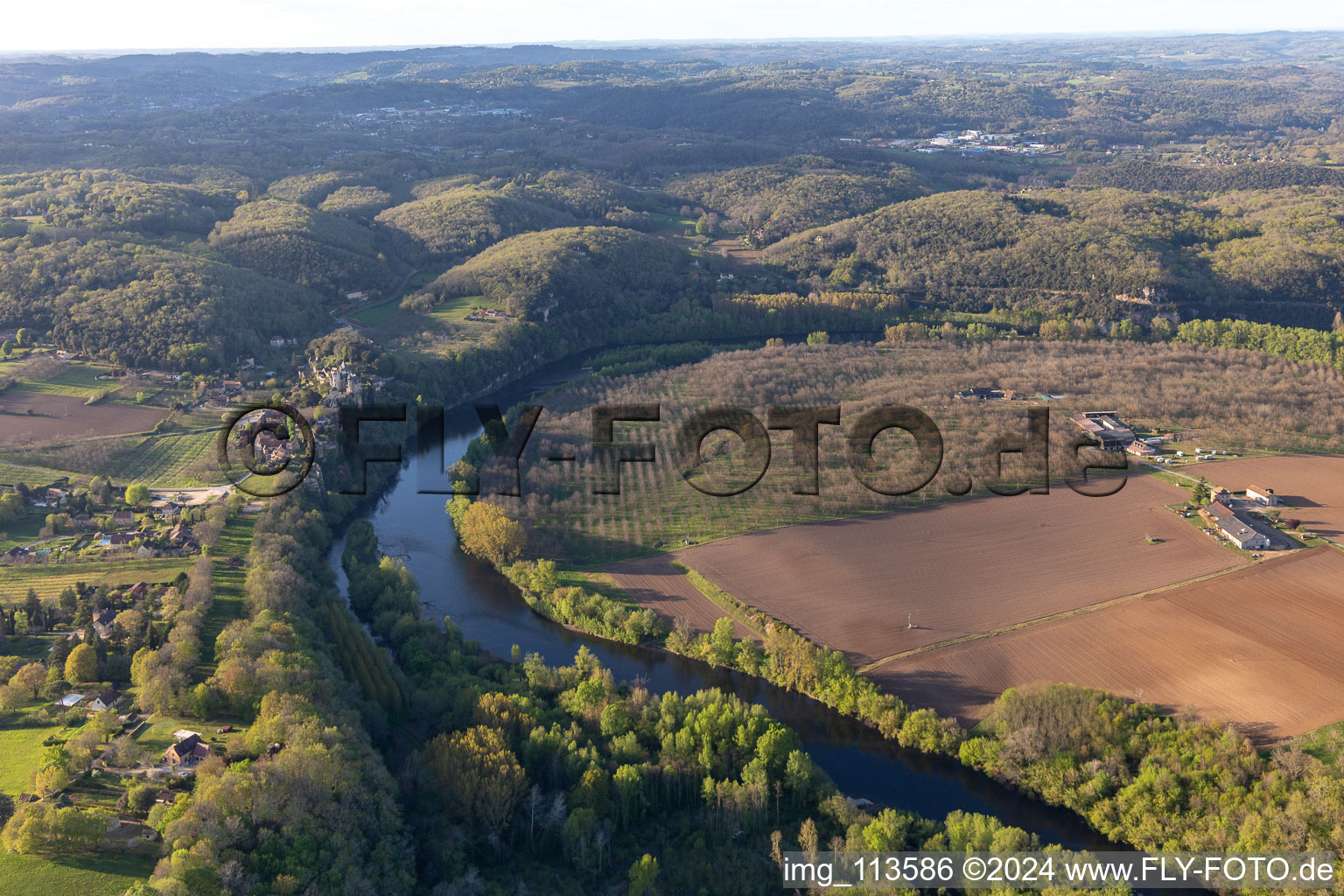 Montfort Circle in Domme in the state Dordogne, France