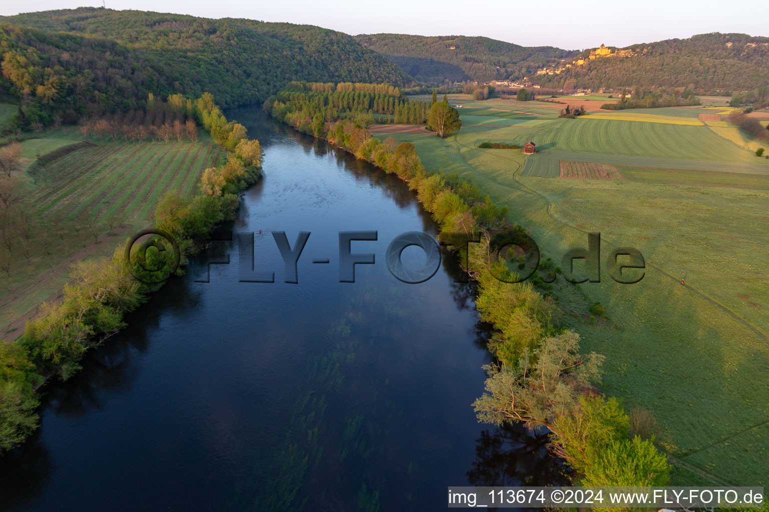 Dordogne in Vézac in the state Dordogne, France