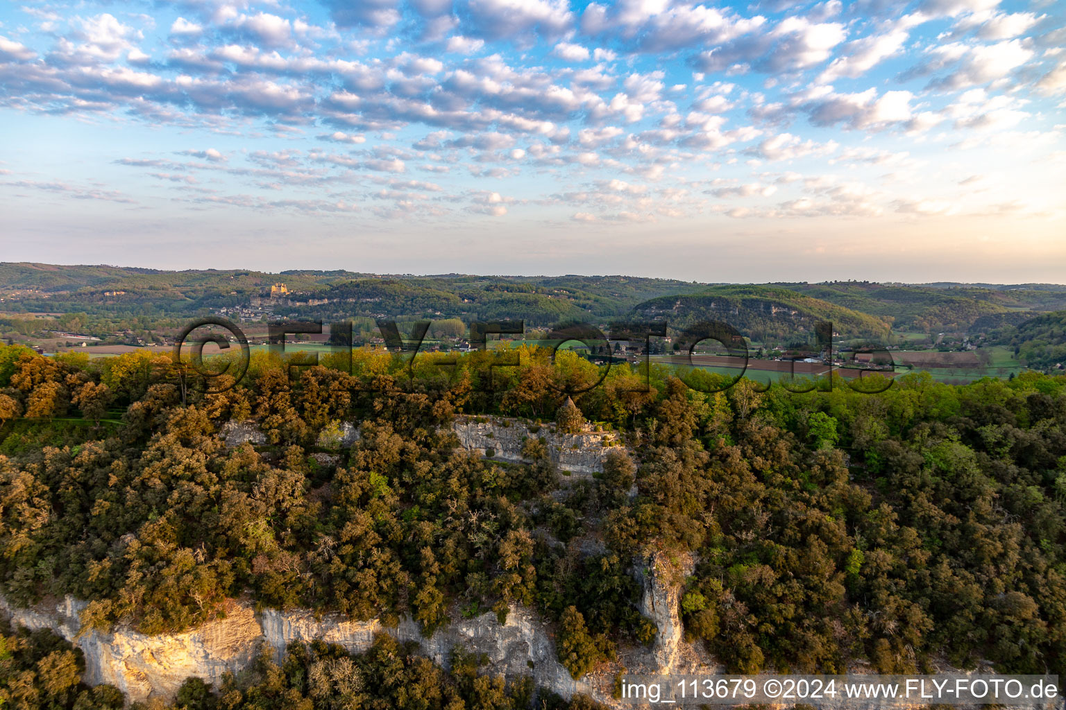 Marqueyssac Gardens in Vézac in the state Dordogne, France out of the air