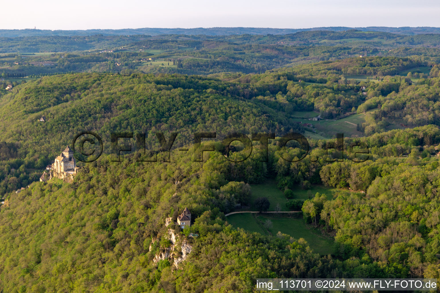 Chateau de Castelnaud La Chapelle in Castelnaud-la-Chapelle in the state Dordogne, France