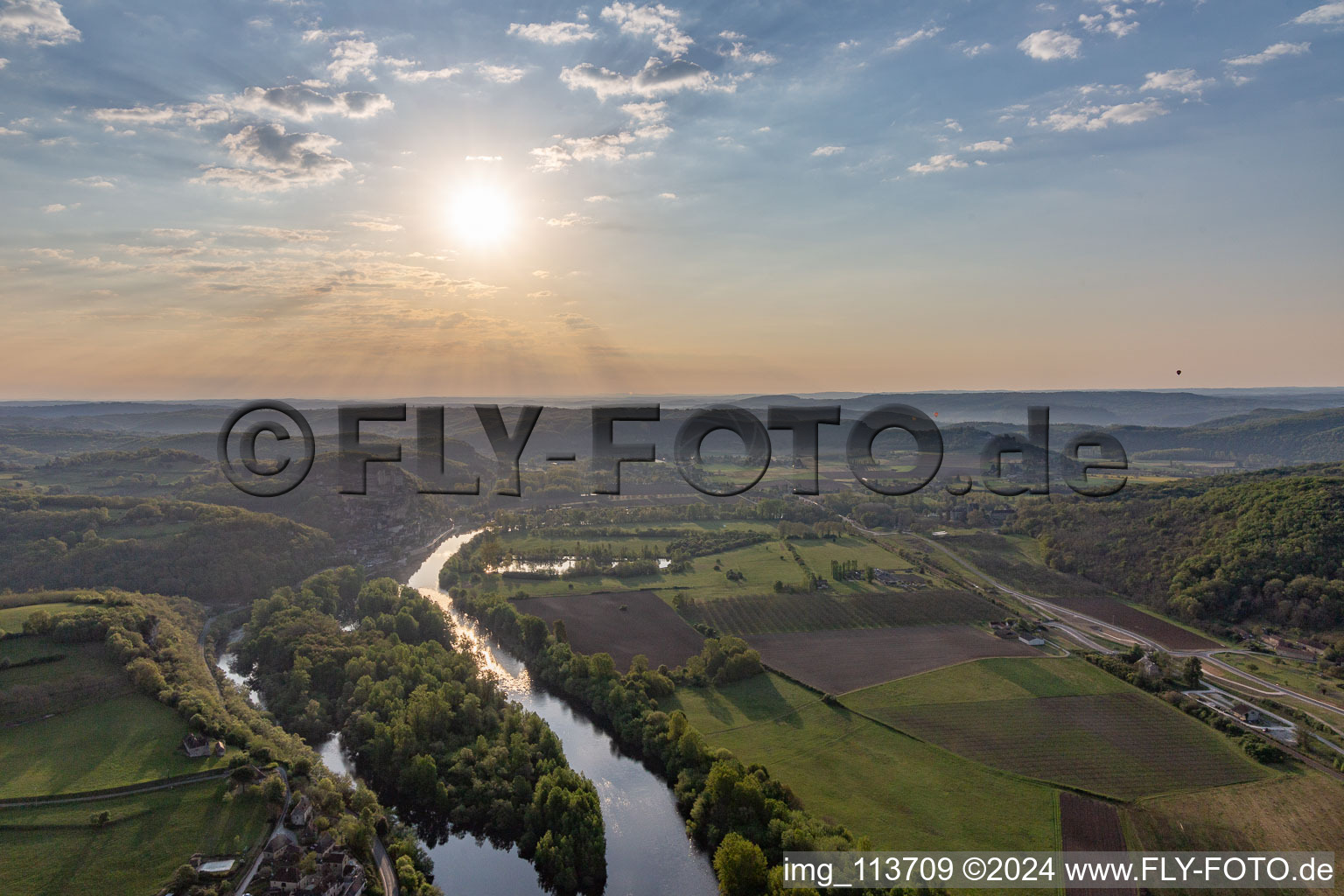 Dordogne in Saint-Vincent-de-Cosse in the state Dordogne, France