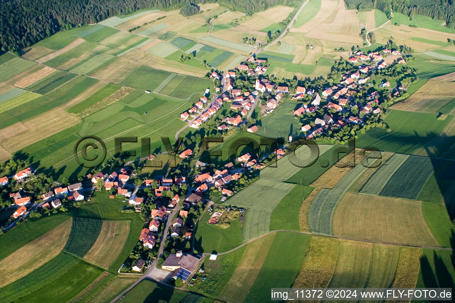 Village view in the district Ippingen in Immendingen in the state Baden-Wuerttemberg, Germany