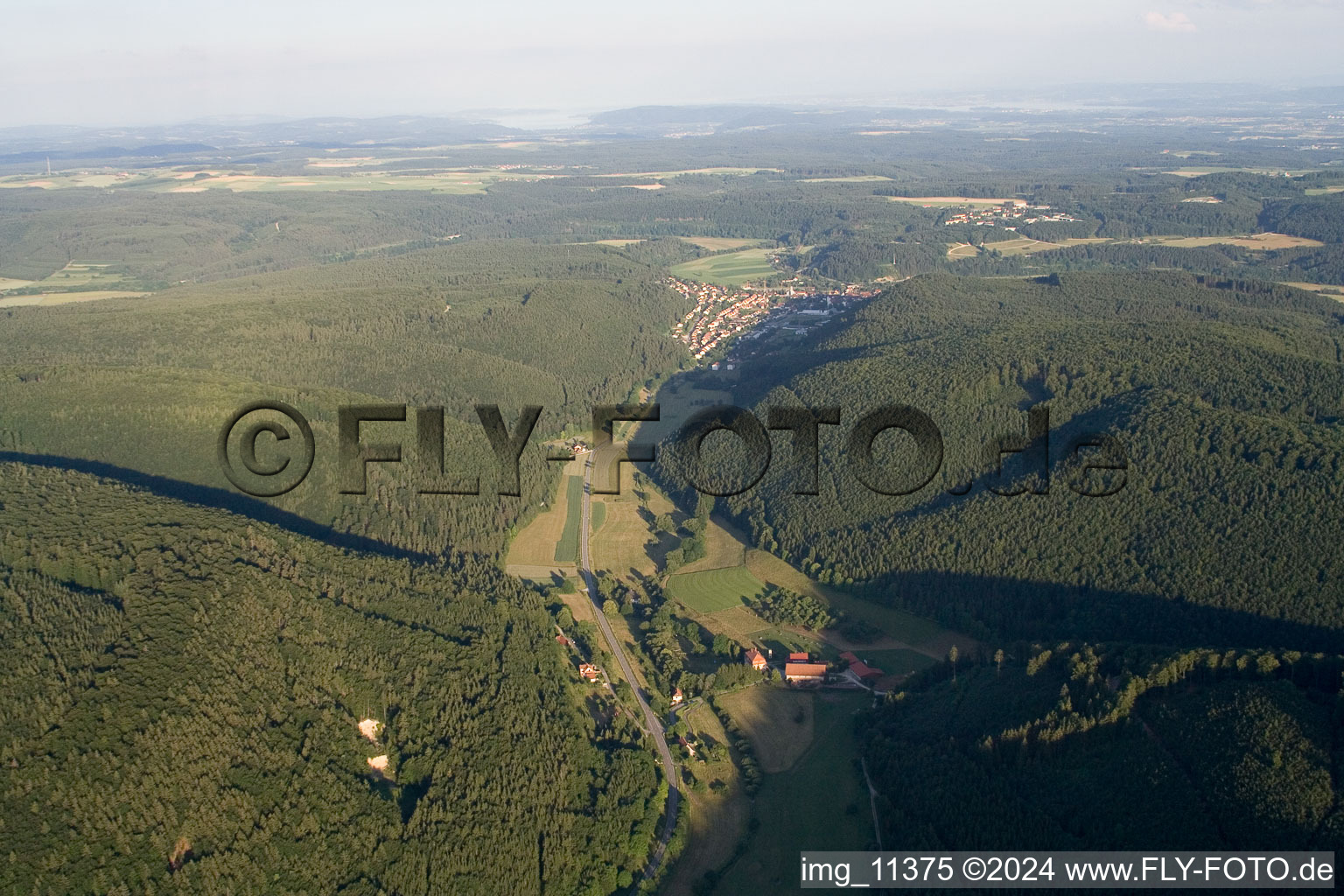 Weißenbach Valley in the district Bachzimmern in Immendingen in the state Baden-Wuerttemberg, Germany