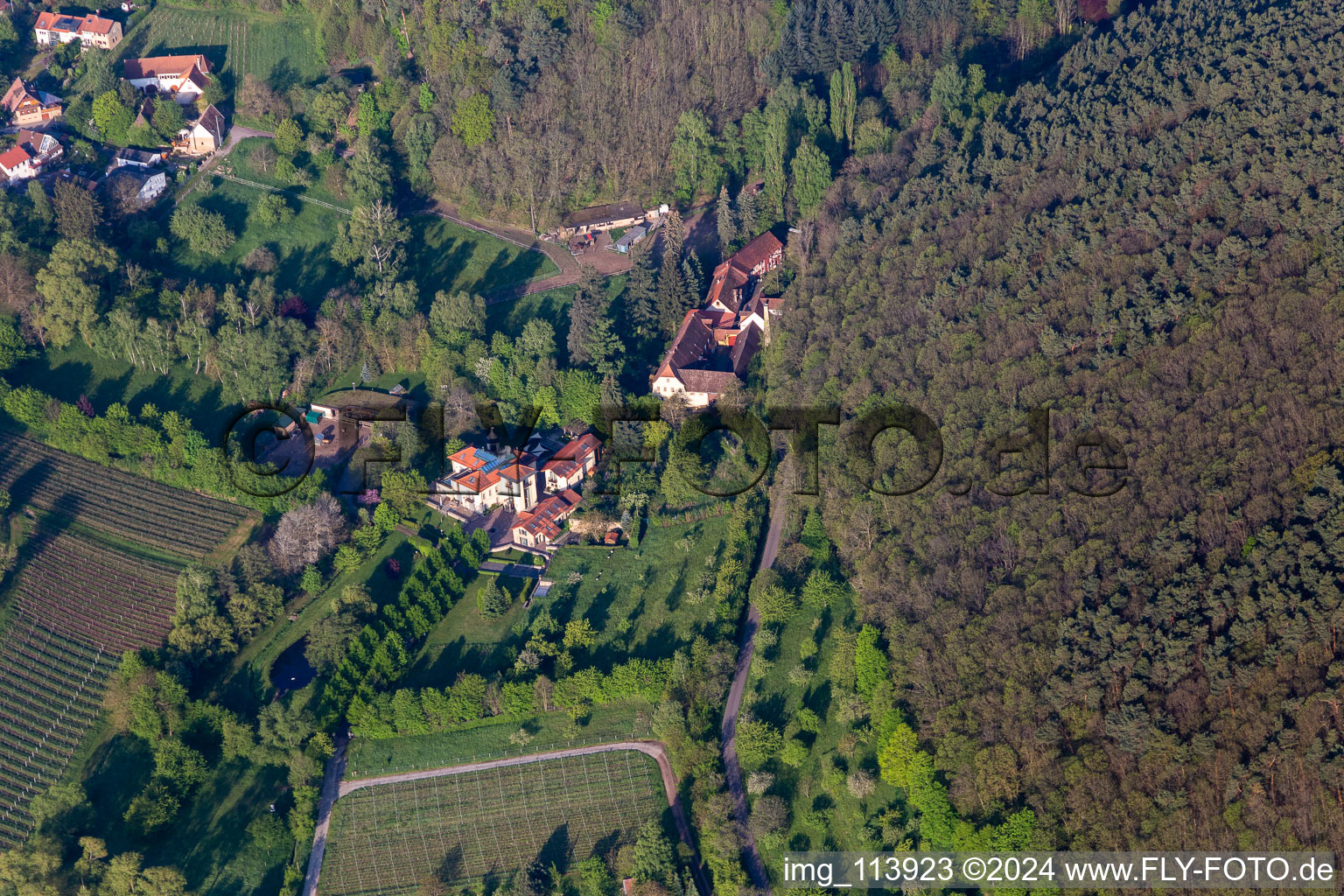 Hainbachtal in Gleisweiler in the state Rhineland-Palatinate, Germany