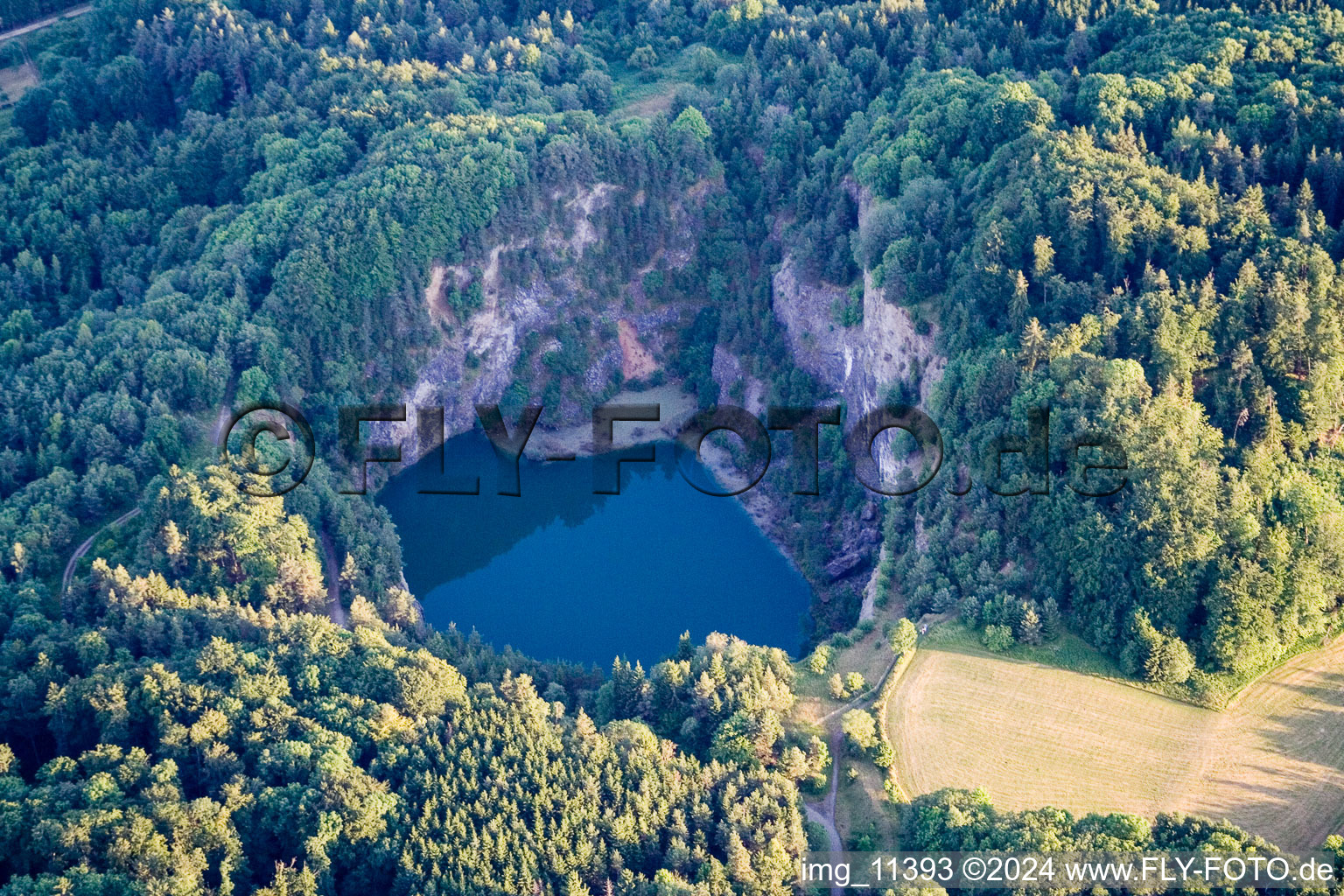 Hewenegg Volcano in Immendingen in the state Baden-Wuerttemberg, Germany