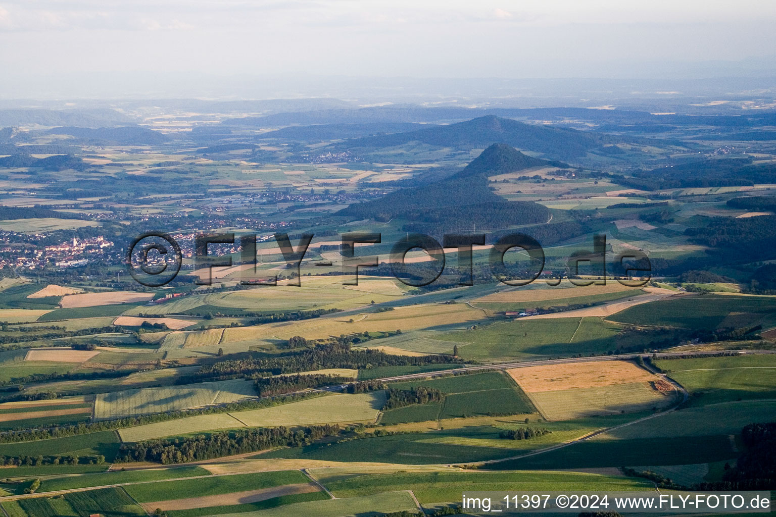 Immendingen in the state Baden-Wuerttemberg, Germany from the drone perspective