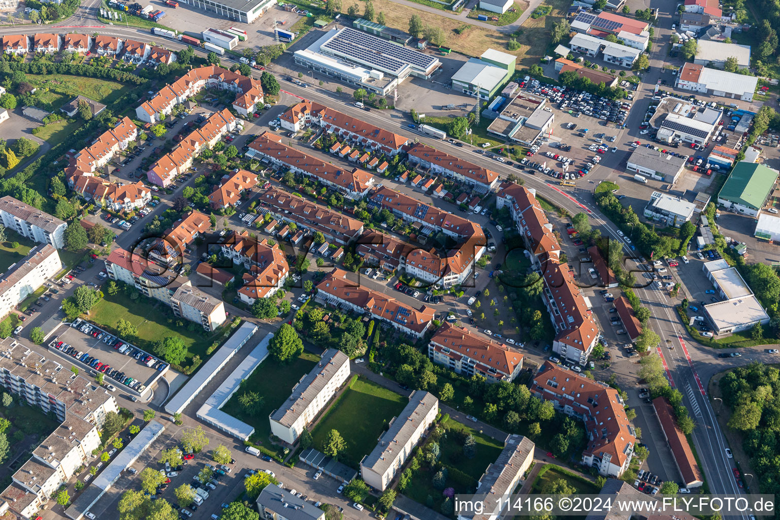 Horstring, Berliner Strasse in Landau in der Pfalz in the state Rhineland-Palatinate, Germany