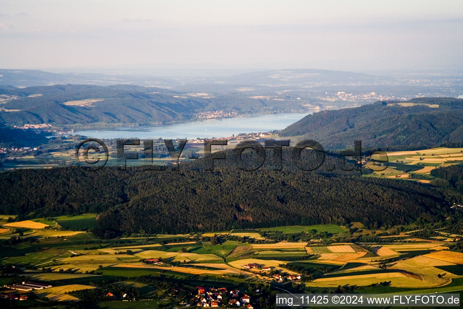 Volkertshausen in the state Baden-Wuerttemberg, Germany from above