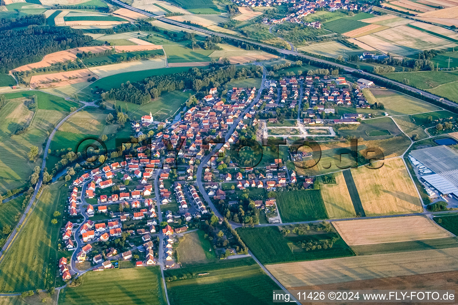 District Beuren an der Aach in Singen in the state Baden-Wuerttemberg, Germany