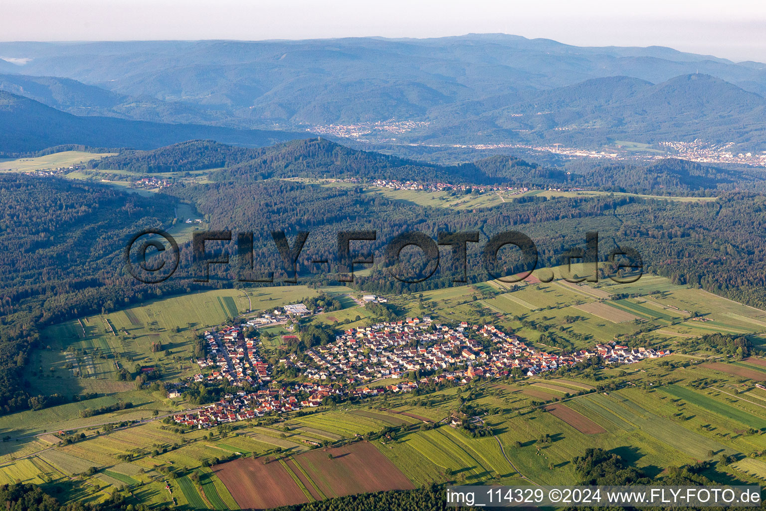 District Völkersbach in Malsch in the state Baden-Wuerttemberg, Germany