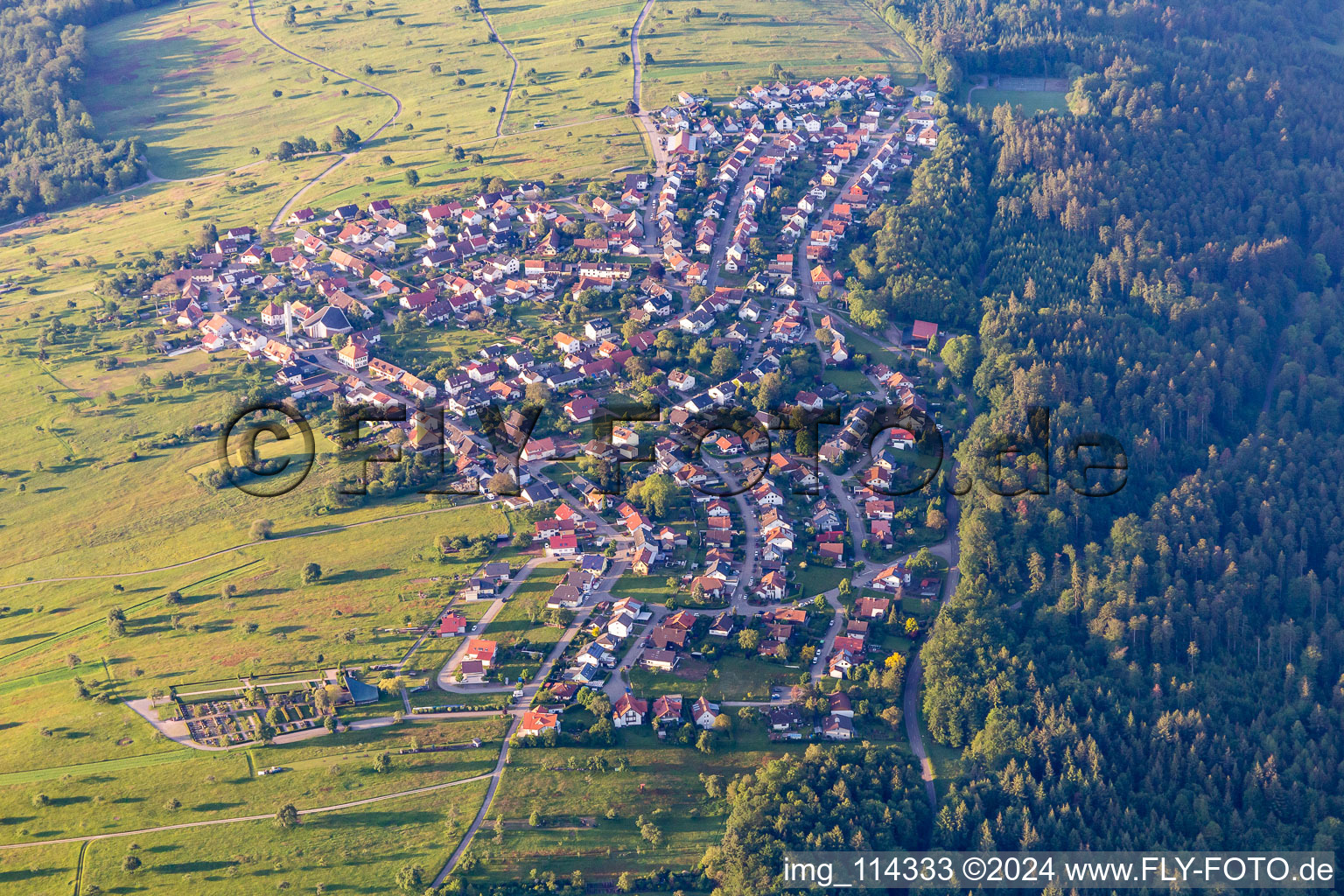 District Schielberg in Marxzell in the state Baden-Wuerttemberg, Germany