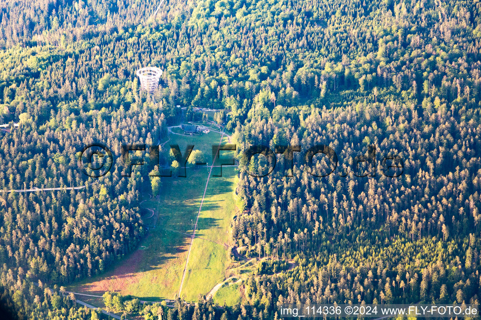 Observation tower in Bad Wildbad in the state Baden-Wuerttemberg, Germany