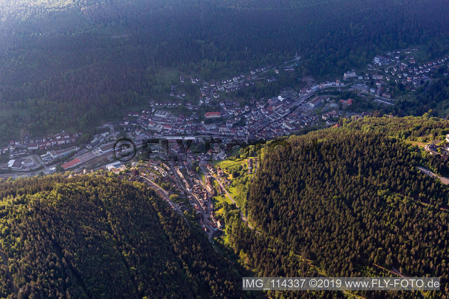 Bad Wildbad in the state Baden-Wuerttemberg, Germany