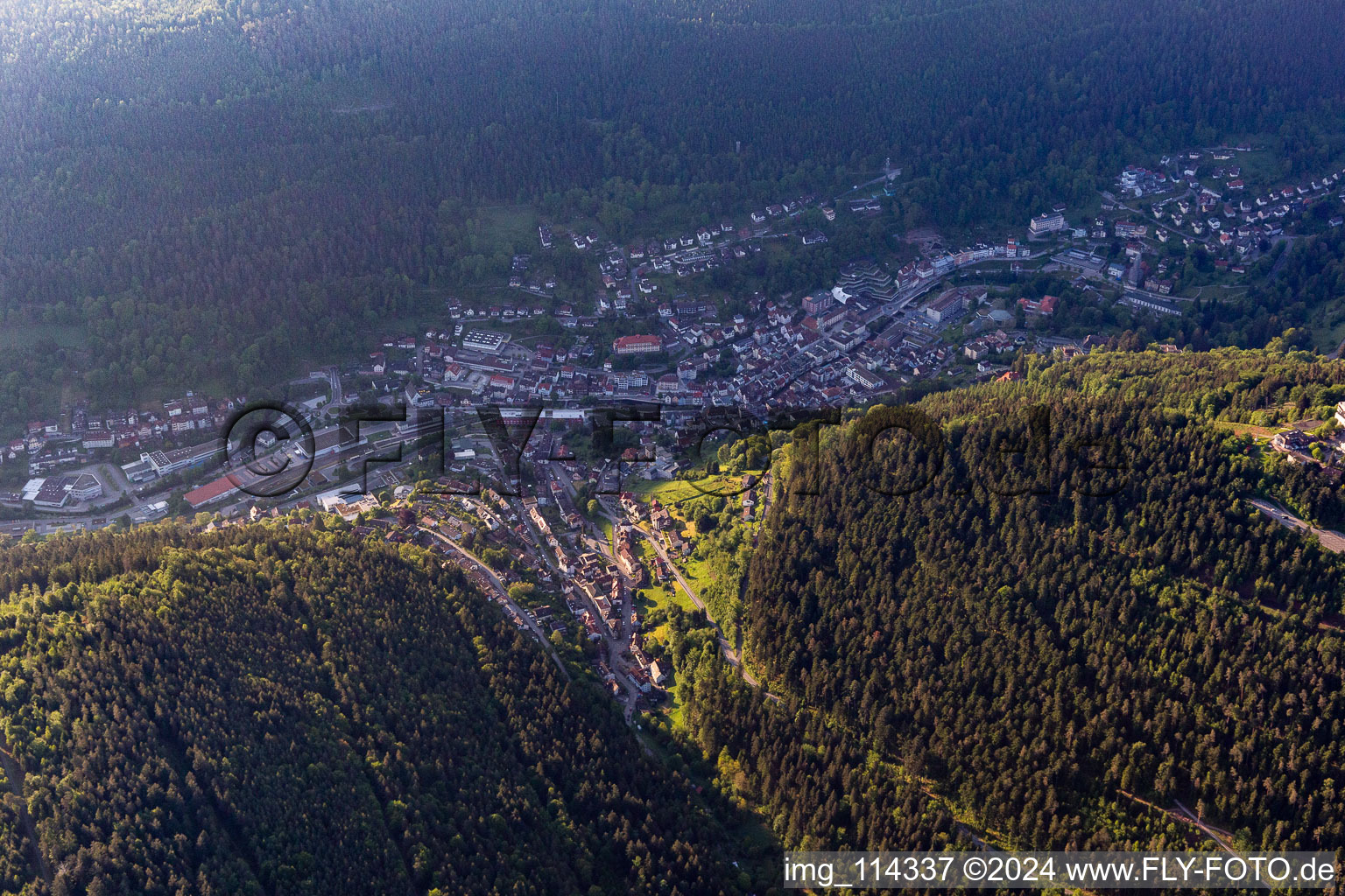 Bad Wildbad in the state Baden-Wuerttemberg, Germany