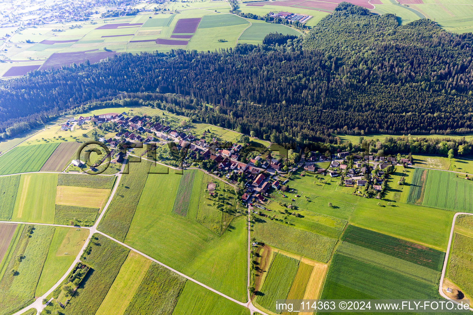 District Edelweiler in Pfalzgrafenweiler in the state Baden-Wuerttemberg, Germany