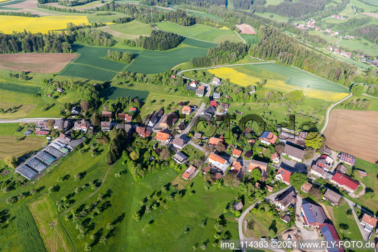 District Gundelshausen in Dornhan in the state Baden-Wuerttemberg, Germany