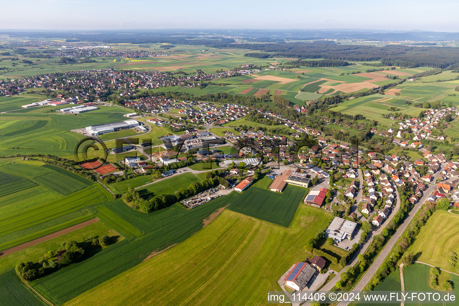 District Fluorn in Fluorn-Winzeln in the state Baden-Wuerttemberg, Germany