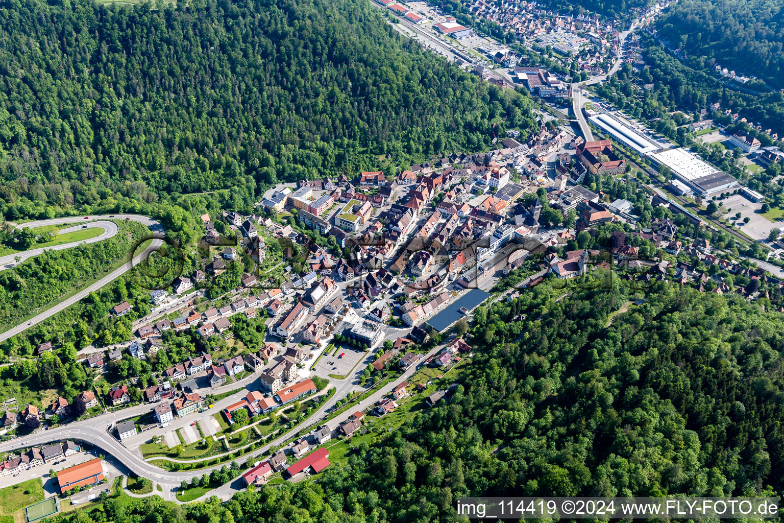 Oberndorf am Neckar in the state Baden-Wuerttemberg, Germany