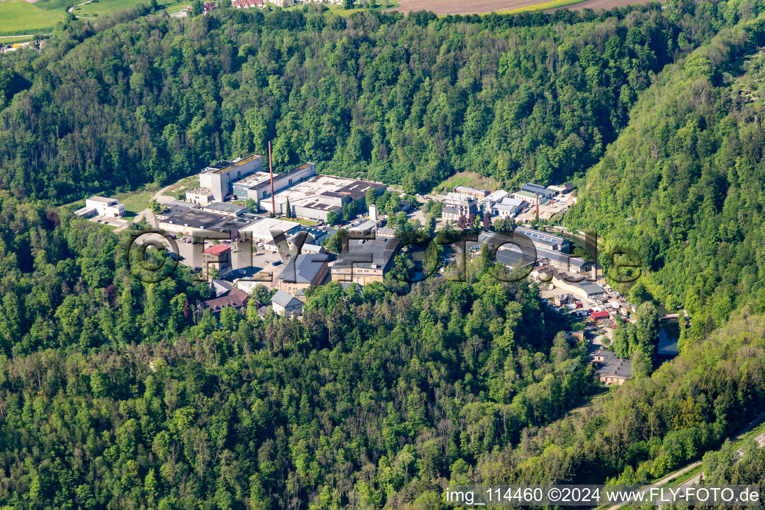 Powder factory, wood factory in Rottweil in the state Baden-Wuerttemberg, Germany