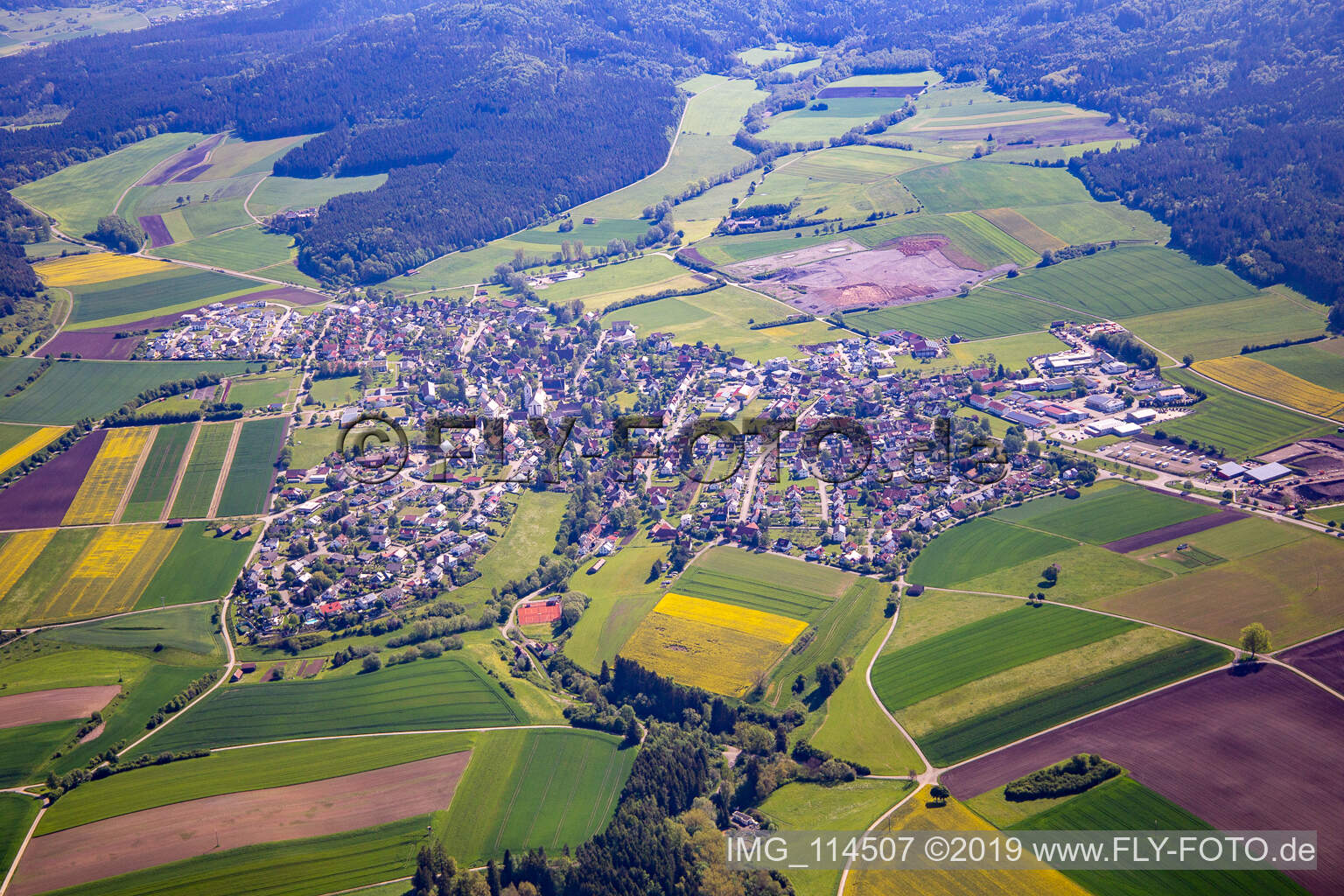 Dietingen in the state Baden-Wuerttemberg, Germany