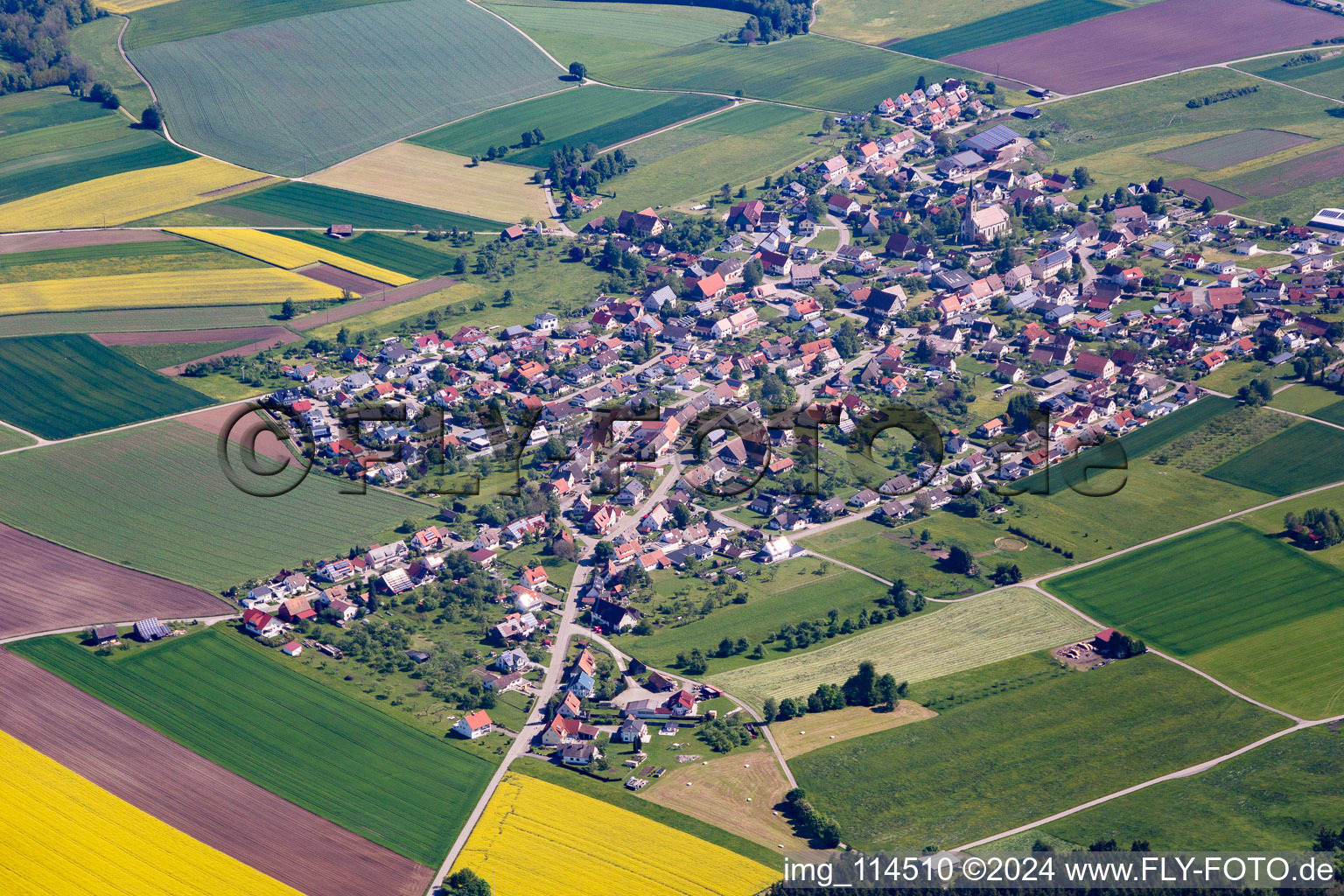 District Irslingen in Dietingen in the state Baden-Wuerttemberg, Germany