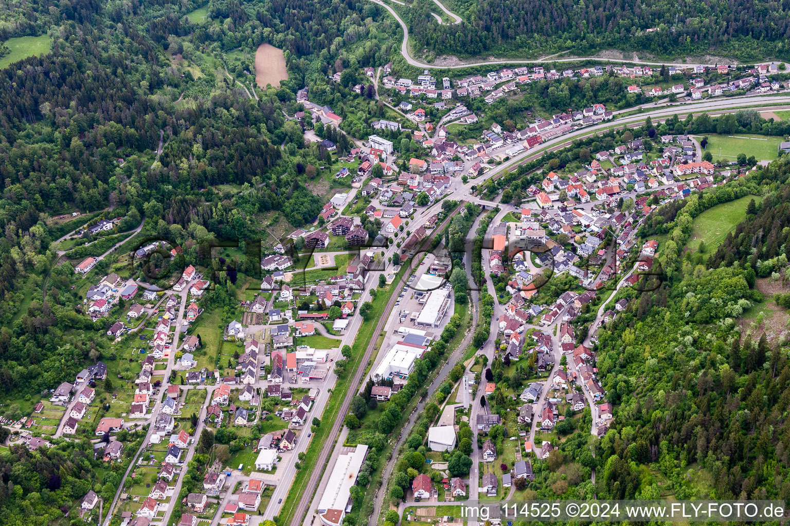 District Aistaig in Oberndorf am Neckar in the state Baden-Wuerttemberg, Germany