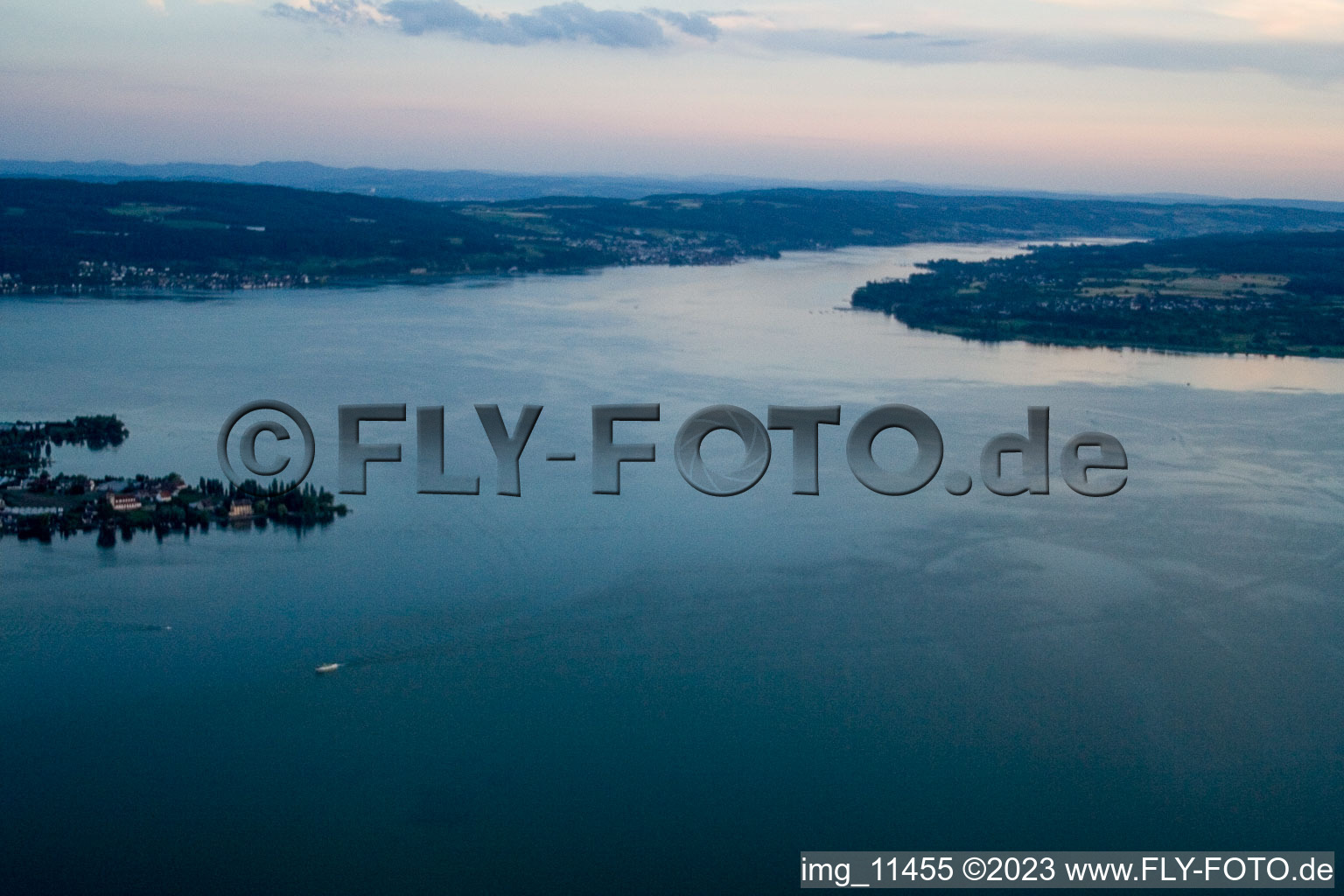 Aerial photograpy of Kaltbrunn in the state Baden-Wuerttemberg, Germany