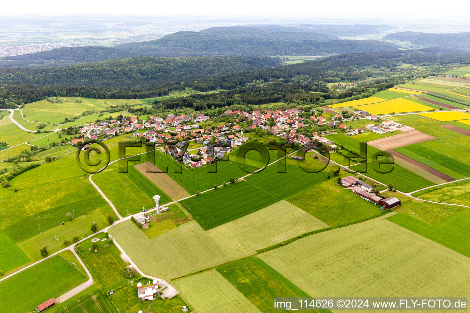 District Brittheim in Rosenfeld in the state Baden-Wuerttemberg, Germany