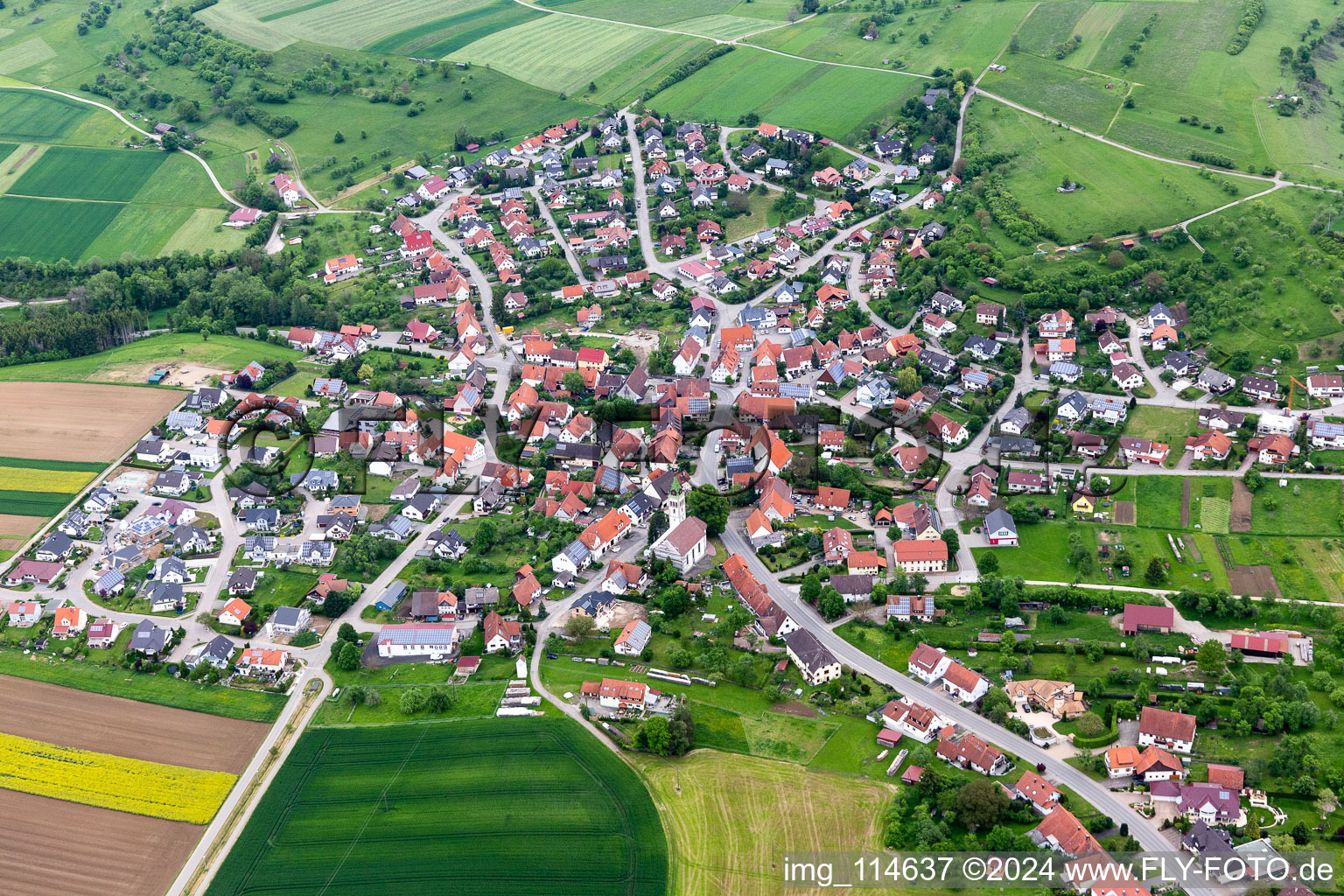 District Erlaheim in Geislingen in the state Baden-Wuerttemberg, Germany