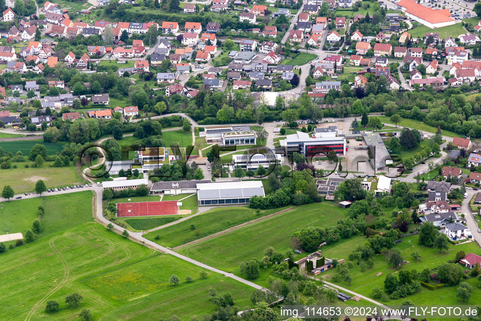 Astrid Lindgren School in Bisingen in the state Baden-Wuerttemberg, Germany