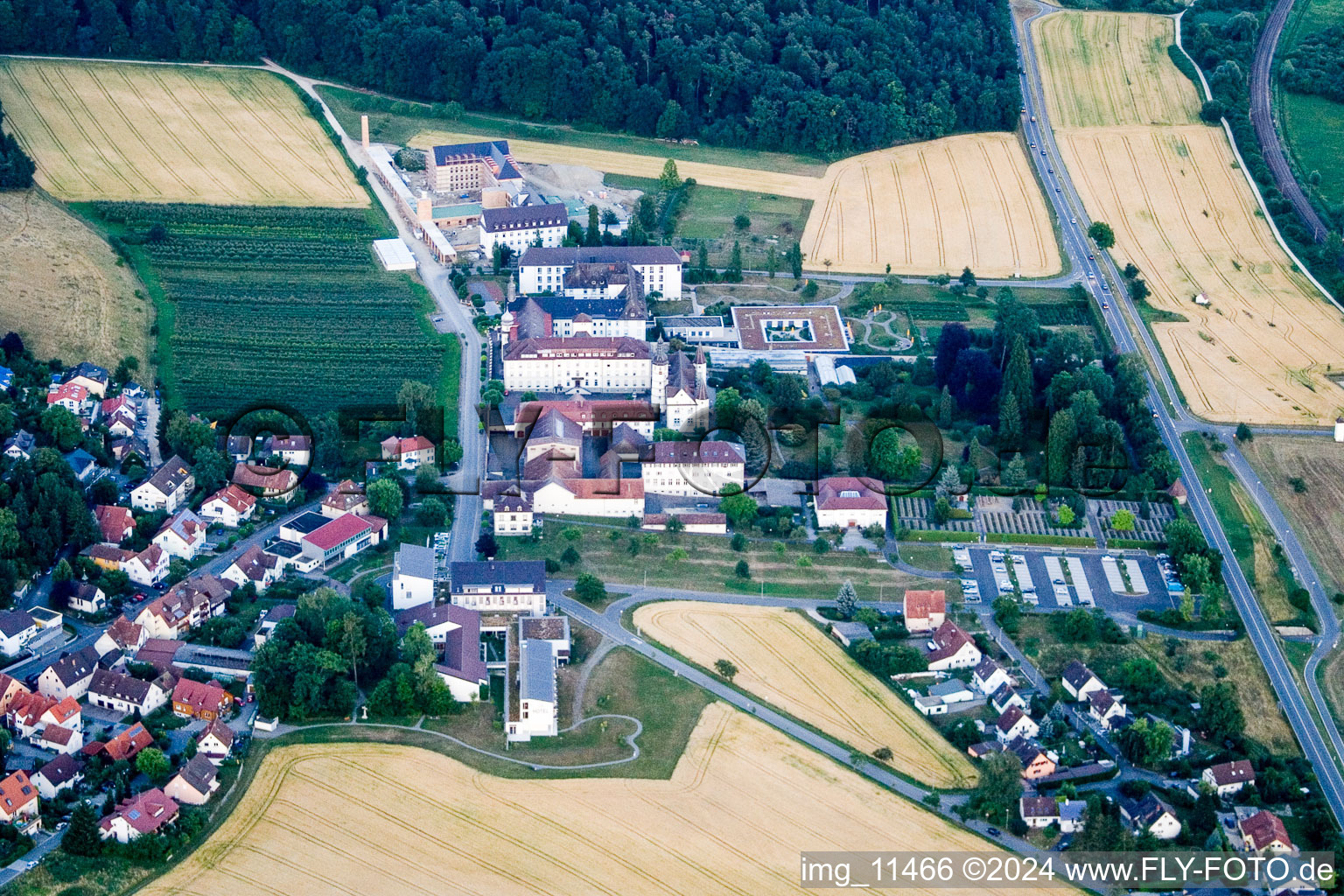 Building complex of the former monastery Hegne and today Marianum - Centre for Education in the district Hegne in Allensbach in the state Baden-Wurttemberg