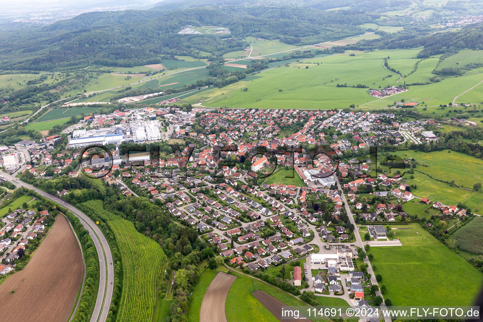 Hechingen in the state Baden-Wuerttemberg, Germany