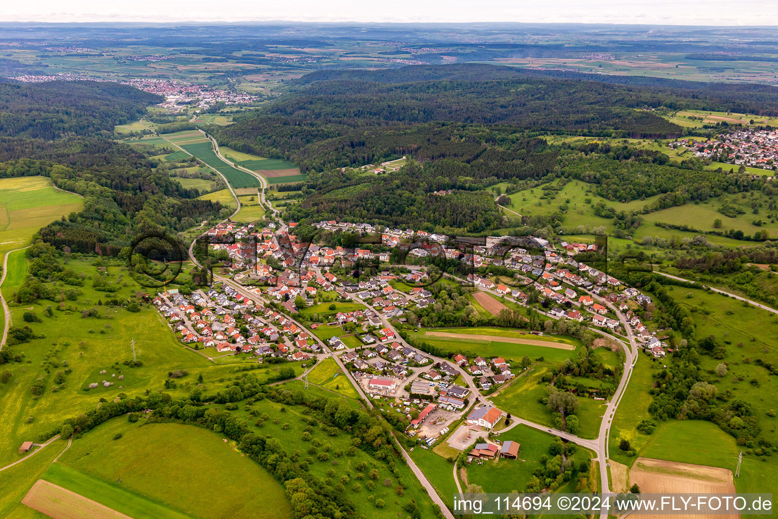 District Stein in Hechingen in the state Baden-Wuerttemberg, Germany