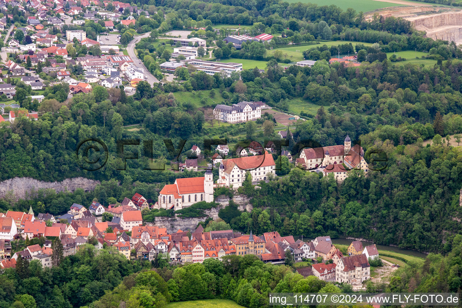 Haigerloch in the state Baden-Wuerttemberg, Germany