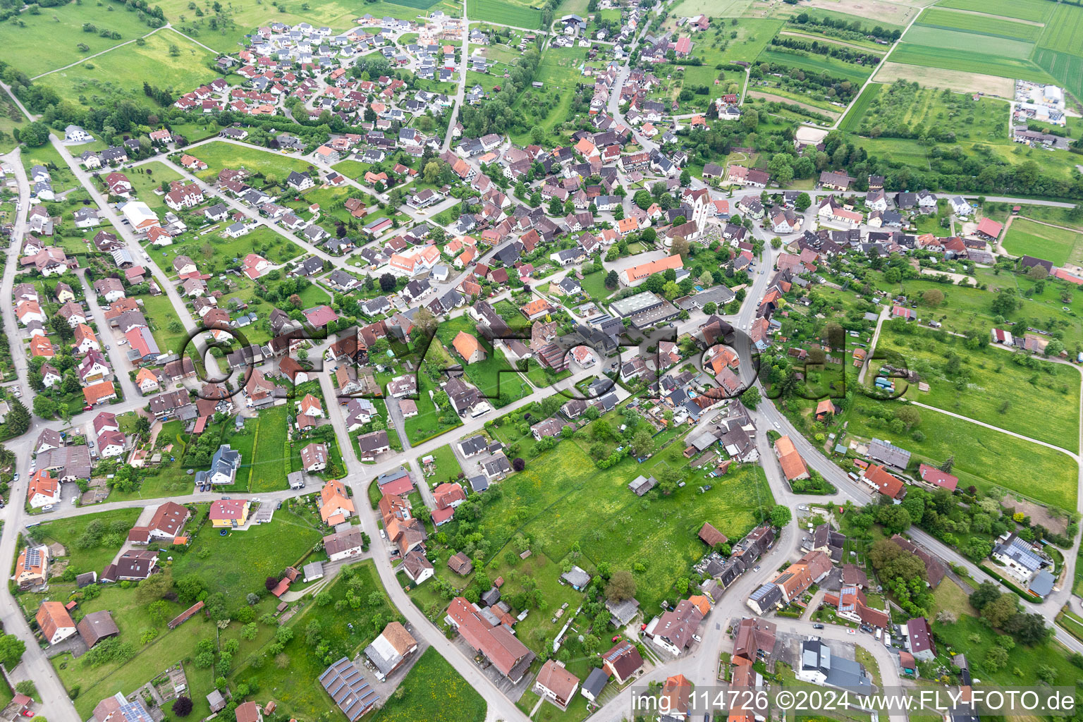 District Bergfelden in Sulz am Neckar in the state Baden-Wuerttemberg, Germany