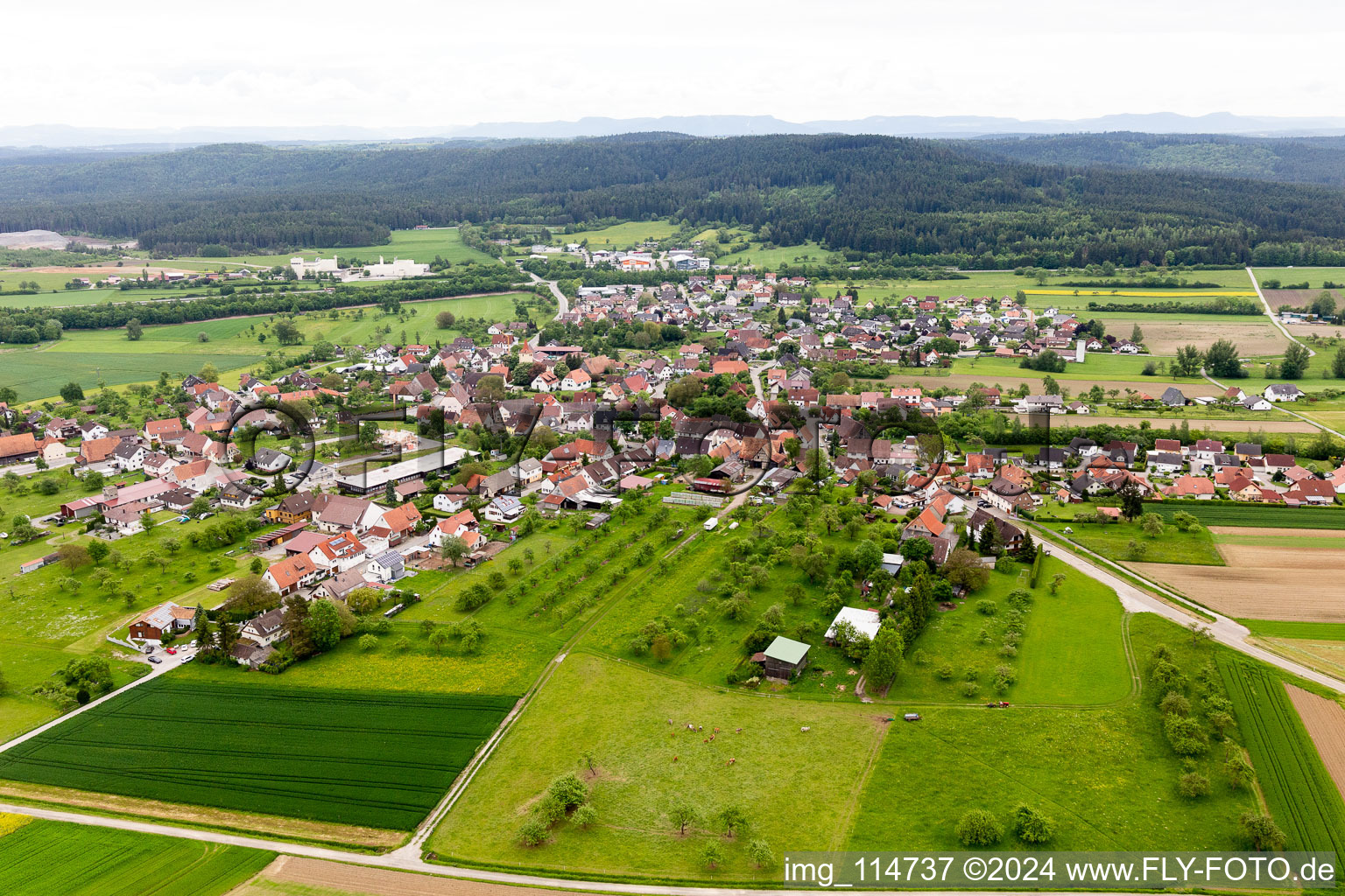 District Wittershausen in Vöhringen in the state Baden-Wuerttemberg, Germany