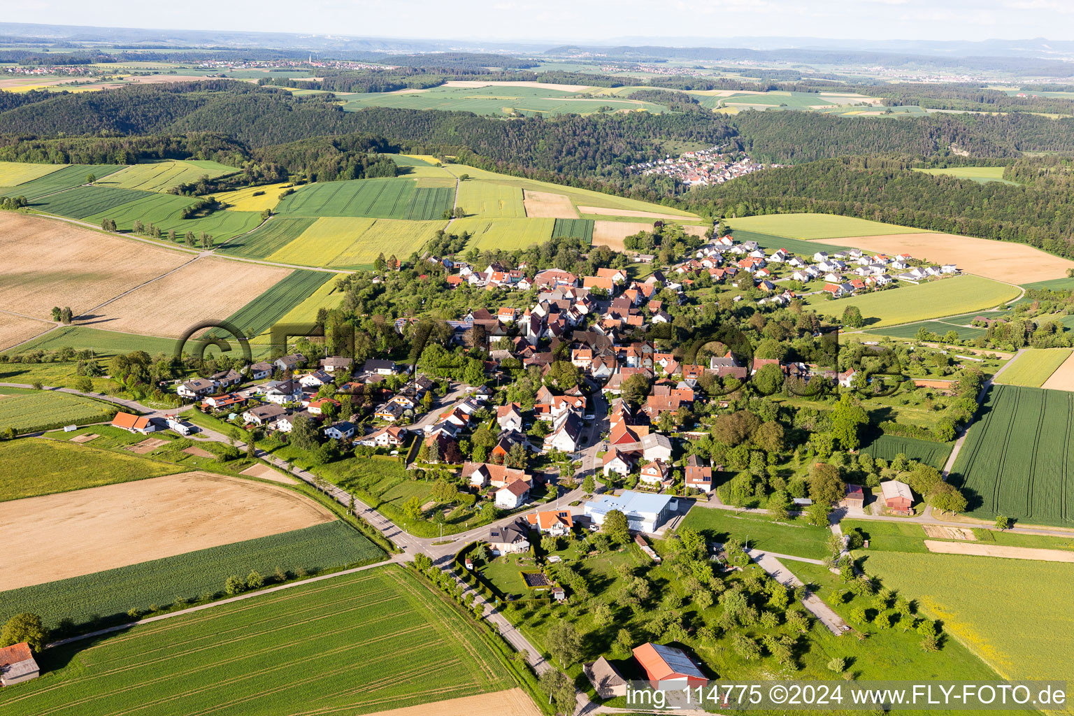 District Wiesenstetten in Empfingen in the state Baden-Wuerttemberg, Germany