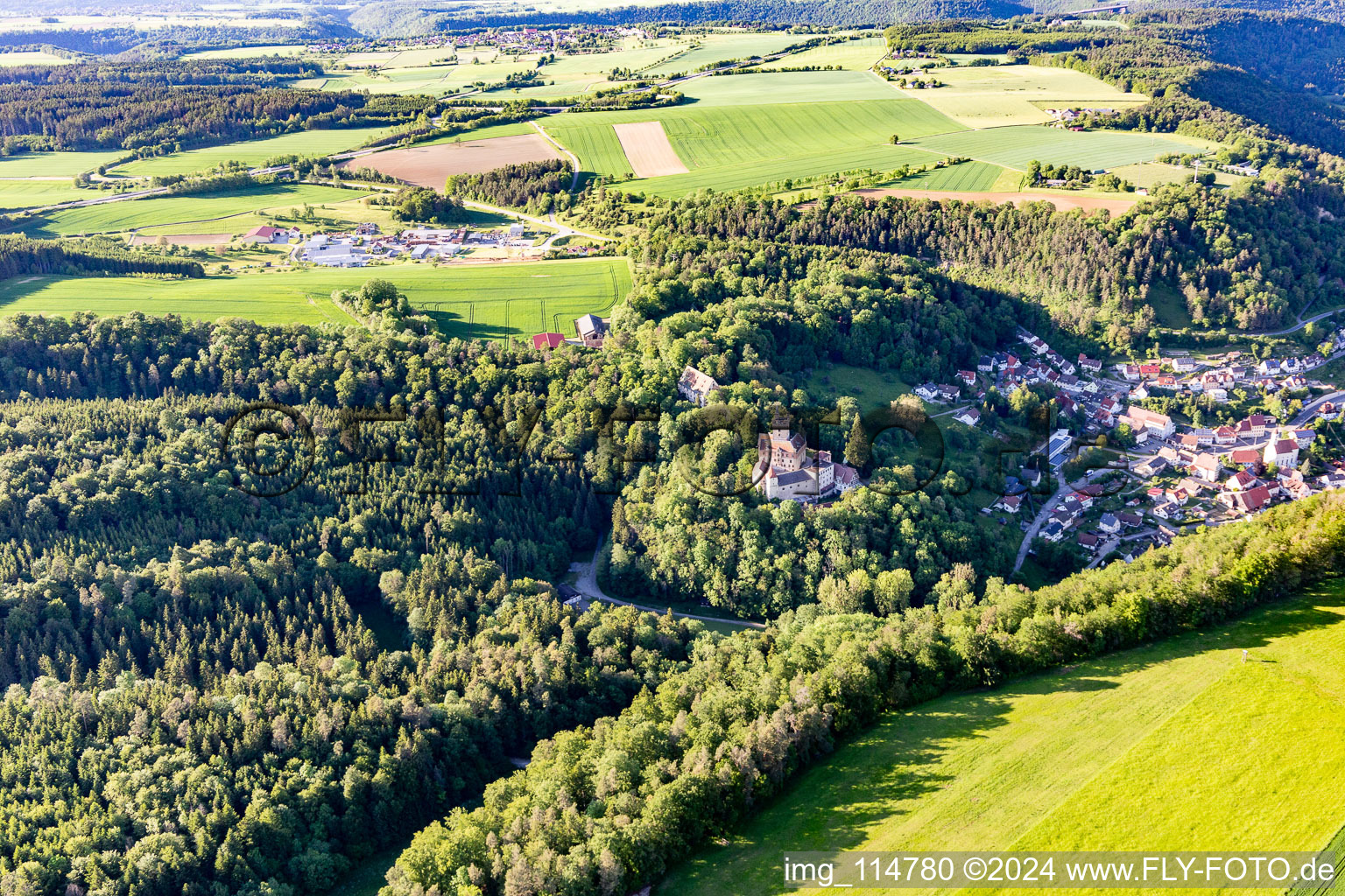 Hohenmühringen Castle in the district Mühringen in Horb am Neckar in the state Baden-Wuerttemberg, Germany