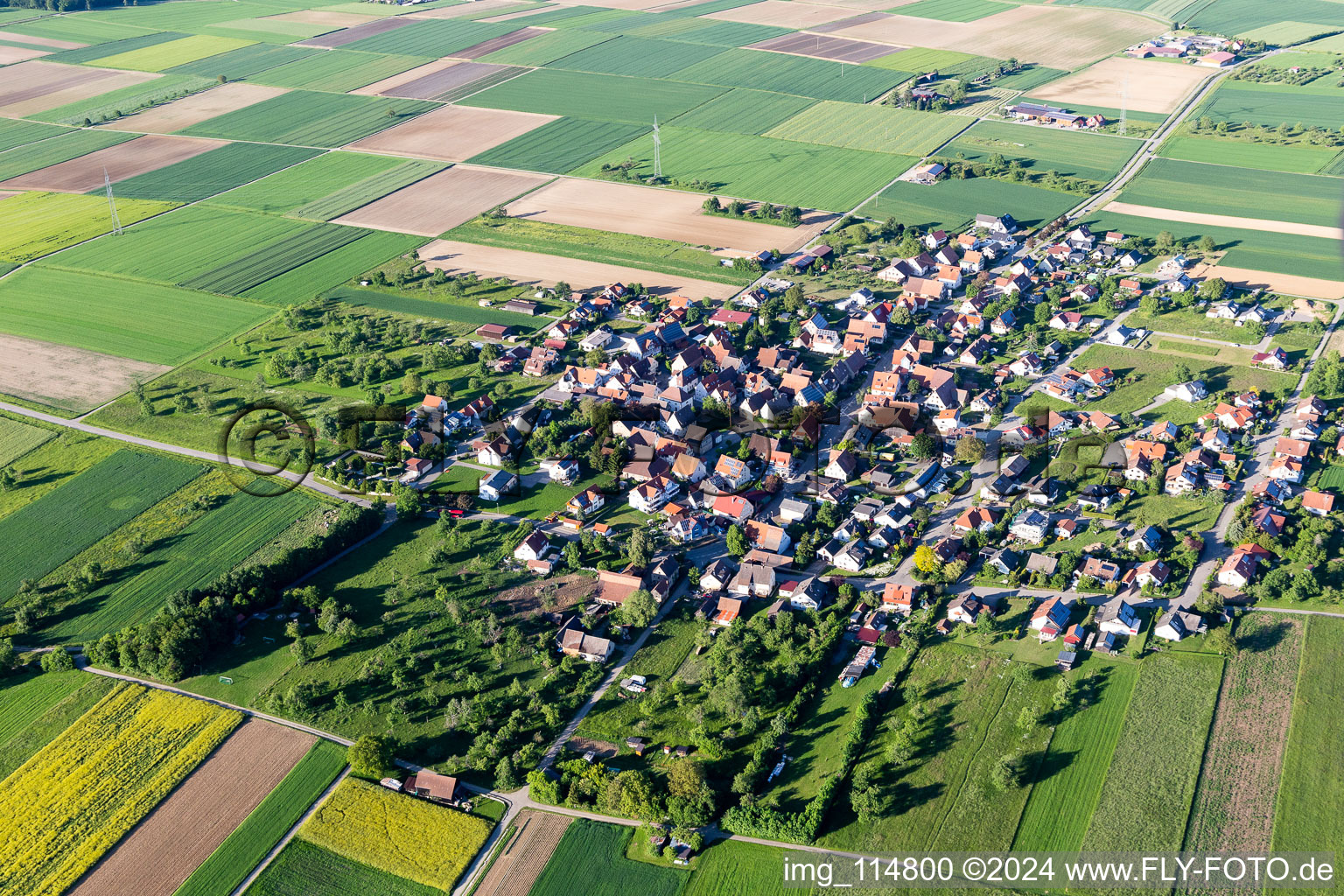 District Nellingsheim in Neustetten in the state Baden-Wuerttemberg, Germany