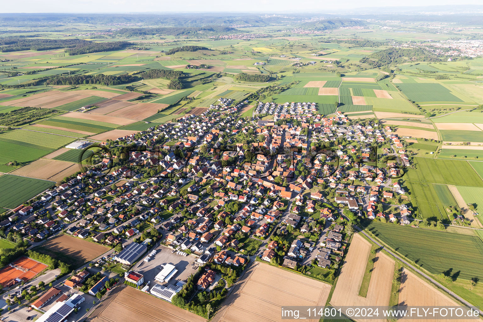 District Remmingsheim in Neustetten in the state Baden-Wuerttemberg, Germany