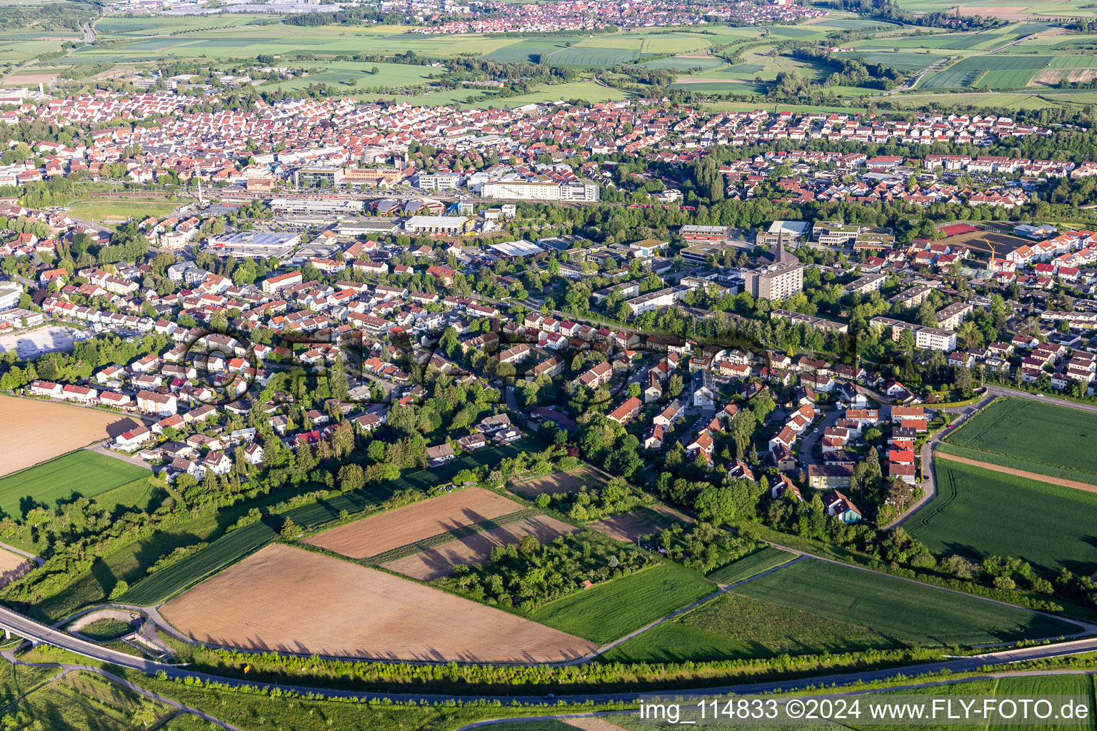 Nagolder Street in Herrenberg in the state Baden-Wuerttemberg, Germany