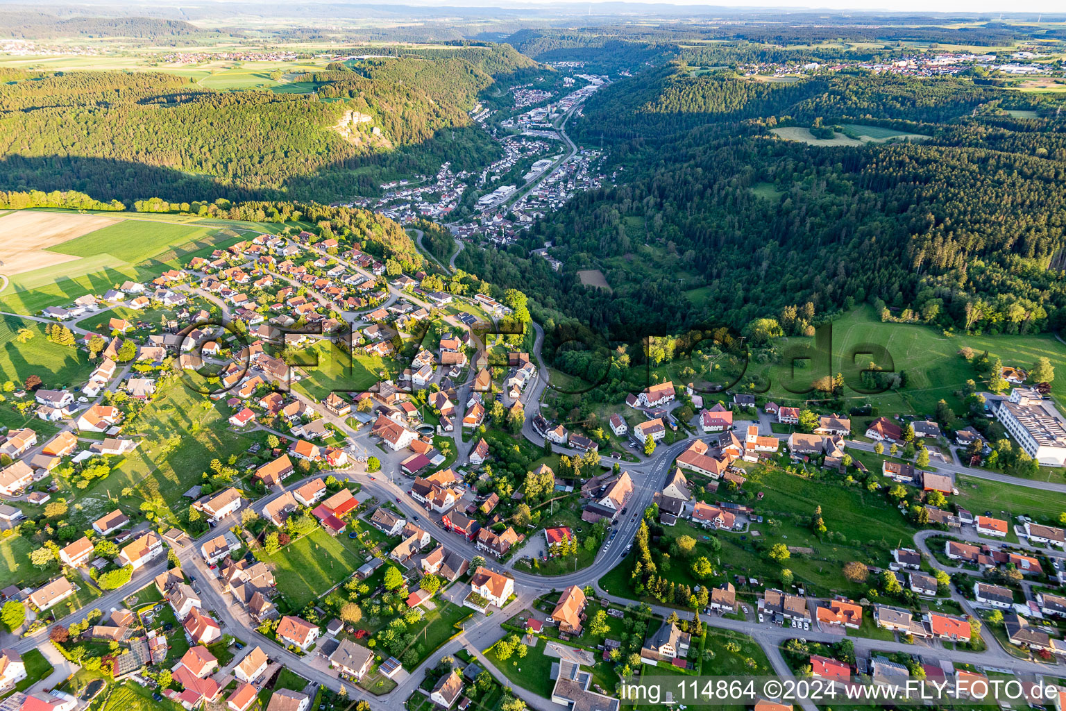 District Weiden in Dornhan in the state Baden-Wuerttemberg, Germany