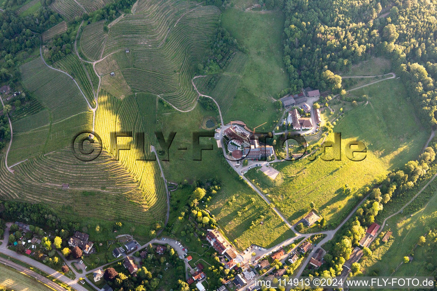 New construction site the hotel complex Haus La Verna in Gengenbach in the state Baden-Wurttemberg, Germany